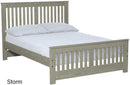 Shaker Bed, Full, 44" headboard and 22" Footboard, By Crate Designs. 44742