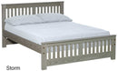 Shaker Bed, Full, 36" Headboard and 18" Footboard, By Crate Designs. 44768