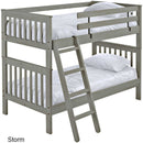 Mission Bunk Bed, Twin Over Twin, By Crate Designs. 4705