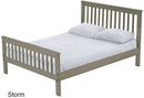 Mission Bed, Queen, 44" Headboard and 29" Footboard, By Crate Designs. 4949
