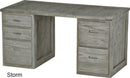 Desk with Drawers, 58" Wide, By Crate Designs. 6156