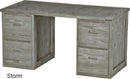 2 File Drawer Desk, 58" Wide, By Crate Designs. 6166