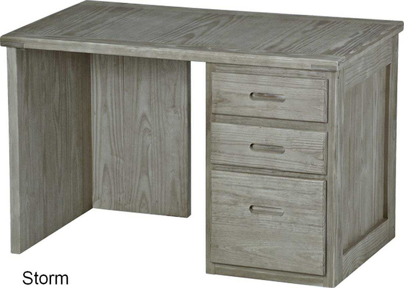 3 Drawer Desk, 46" Wide, By Crate Designs. 6335, 6352