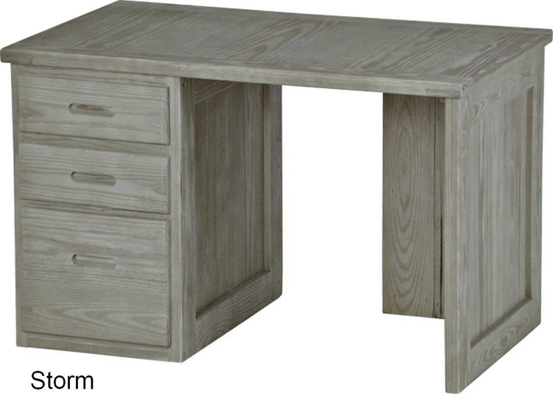 3 Drawer Desk, 46" Wide, By Crate Designs. 6335, 6352