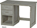 2 Drawer Desk, 42" Wide, By Crate Designs. 6402, 6430