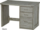 3 Drawer Desk, 42" Wide, By Crate Designs. 6435, 6452