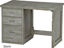 3 Drawer Desk, 42" Wide, By Crate Designs. 6435, 6452