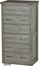 6 Drawer Chest By Crate Designs. 7026