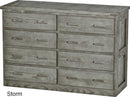 8 Drawer Dresser By Crate Designs. 7028