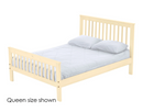 Mission Bed, Queen, 44" Headboard and 29" Footboard, By Crate Designs. 4949