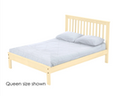 Mission Bed, Queen, 44" Headboard and 17" Footboard, By Crate Designs. 4947