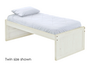 Captain's Bed, Low Profile, Twin, 26" Headboard and Footboard, By Crate Designs. 4010