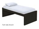 Captain's Bed, Low Profile, Twin, 26" Headboard and Footboard, By Crate Designs. 4010
