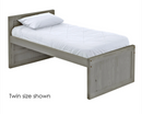 Captain's Bed, Twin, 39" Headboard and 26" Footboard, By Crate Designs. 4011