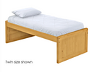 Captain's Bed, Low Profile, Full, 26" Headboard and Footboard, By Crate Designs. 4410