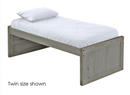 Captain's Bed, Low Profile, Queen, 26" Headboard and Footboard, By Crate Designs. 4510.