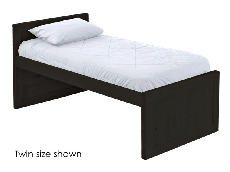 Captain's Bed, King, 39" Headboard and 26" Footboard By Crate Designs. 4611