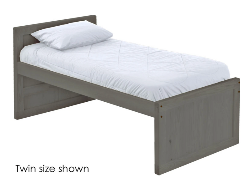 Captain's Bed, King, 39" Headboard and 26" Footboard By Crate Designs. 4611