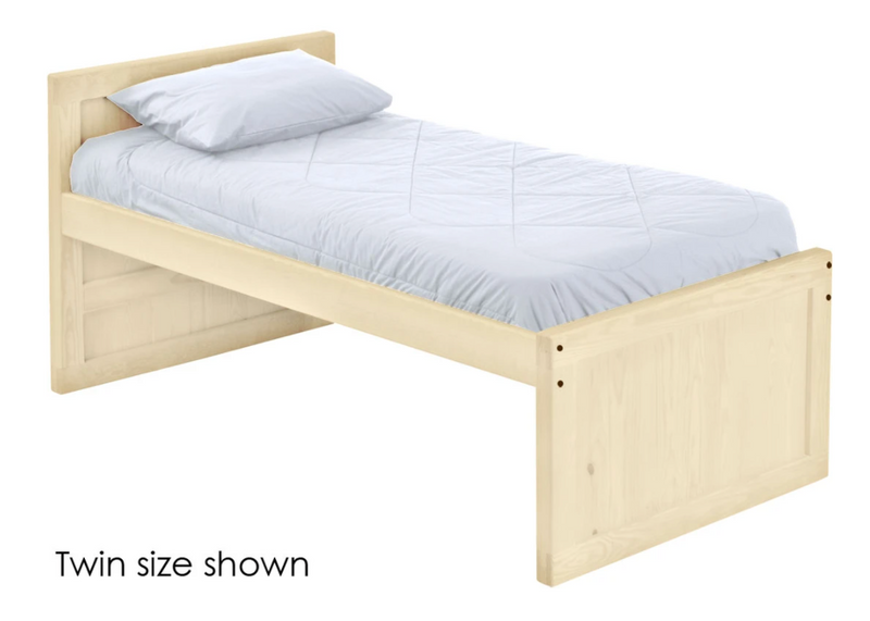 Captain's Bed, King, 39" Headboard and 26" Footboard By Crate Designs. 4611