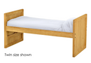 Captain's Day Bed, King, 39" Headboard and Footboard By Crate Designs. 4612
