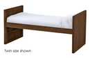 Captain's Day Bed, Full, 39" Headboard and Footboard By Crate Designs. 4412