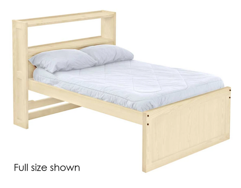 Captain's Bookcase Bed, King, By Crate Designs. 4655