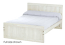 Panel Bed, Twin, 37" Headboard and Footboard, By Crate Designs. 4372