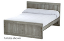 Panel Bed, Twin, 37" Headboard and Footboard, By Crate Designs. 4372