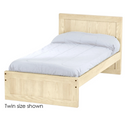 Panel Bed, Twin, 37" Headboard and 16" Footboard, By Crate Designs. 4376