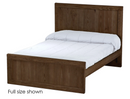 Panel Bed, Twin, 48" Headboard and 22" Footboard, By Crate Designs. 4382