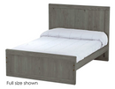 Panel Bed, Twin, 48" Headboard and 22" Footboard, By Crate Designs. 4382