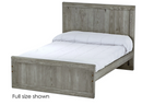 Panel Bed, Twin, 48" Headboard and 22" Footboard, By Crate Designs. 4382