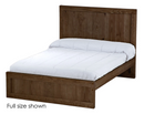 Panel Bed, Twin, 48" Headboard and 16" Footboard, By Crate Designs. 4386