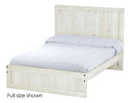 Panel Bed, Twin, 48" Headboard and 16" Footboard, By Crate Designs. 4386