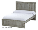 Panel Bed, Twin, 48" Headboard and 16" Footboard, By Crate Designs. 4386