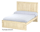 Panel Bed, Twin, 48" Headboard and 16" Footboard, By Crate Designs. 4386