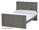 Panel Bed, Twin, 48" Headboard and 29" Footboard, By Crate Designs. 4389