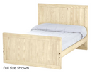Panel Bed, Twin, 48" Headboard and 29" Footboard, By Crate Designs. 4389