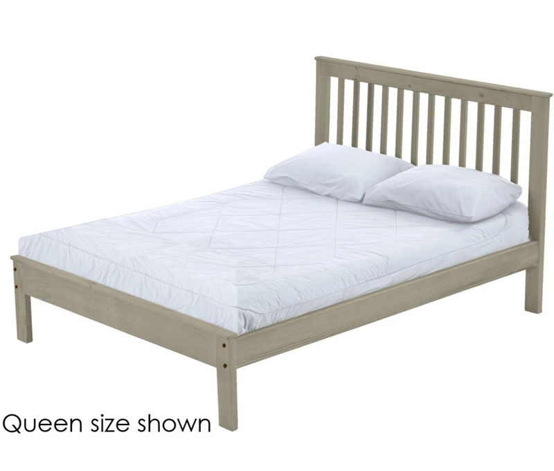 Mission Bed, Twin, 44" Headboard and 17" Footboard, By Crate Designs. 4747