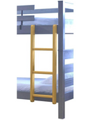 Ladder for Bunk Bed, Twin, Full and Queen, By Crate Designs. 4719, 4720