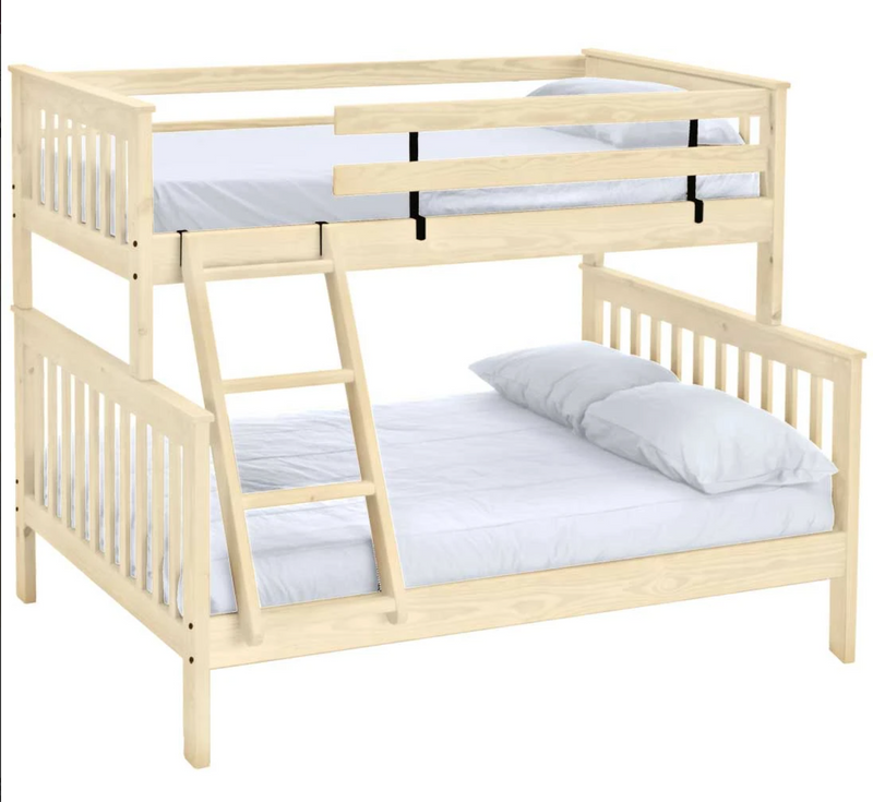 Mission Bunk Bed, Twin Over Full, By Crate Designs. 4706H