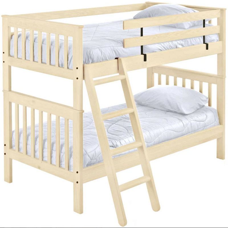 Mission Bunk Bed, Twin Over Twin, By Crate Designs. 4705