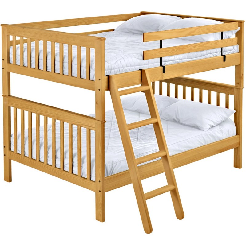 Mission Bunk Bed, Queen Over Queen, By Crate Designs. 4708, 4708T