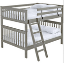 Mission Bunk Bed, Queen Over Queen, By Crate Designs. 4708, 4708T