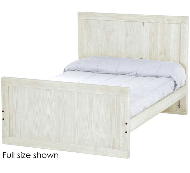 Panel Bed, King, 48" Headboard and 29" Footboard, by Crate Designs. 4689