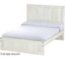Panel Bed, King, 48" Headboard, 16" Footboard, By Crate Designs. 4686