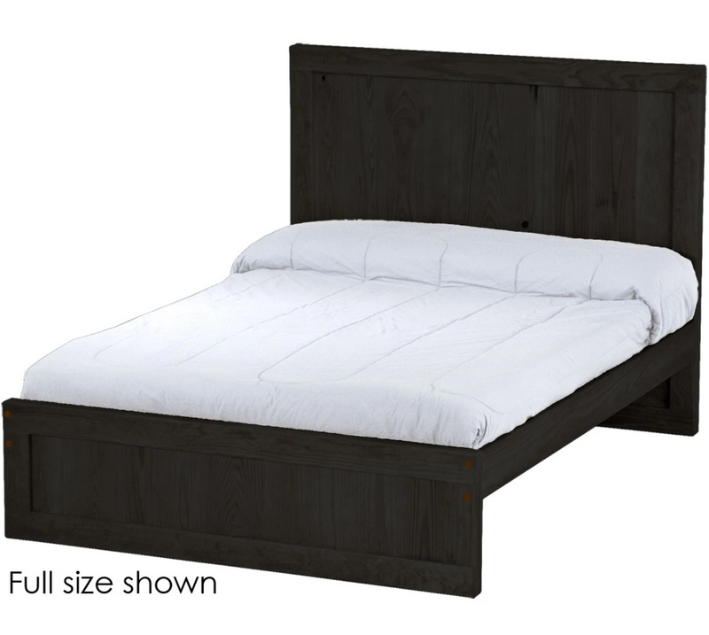 Panel Bed, King, 48" Headboard, 16" Footboard, By Crate Designs. 4686