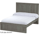 Panel Bed, King, 48" Headboard, 16" Footboard, By Crate Designs. 4686