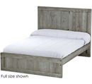 Panel Bed, King, 48" Headboard, 16" Footboard, By Crate Designs. 4686