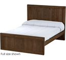 Panel Bed, 48" Headboard and 22" Footboard, King, By Crate Designs. 4682